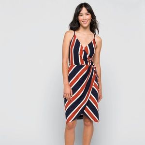 Annora Faux Wrap Knit Dress